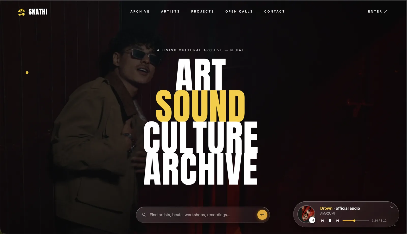 Skathi website hero