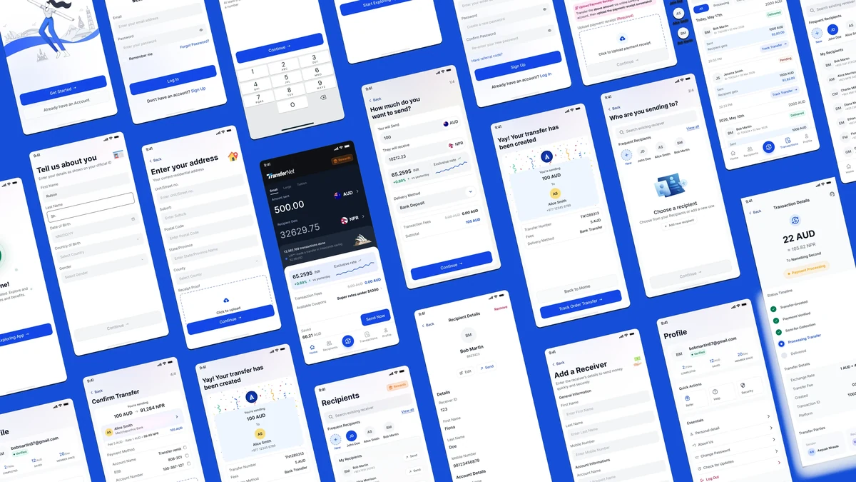 TransferNet — a remittance app for the Nepali diaspora in Australia